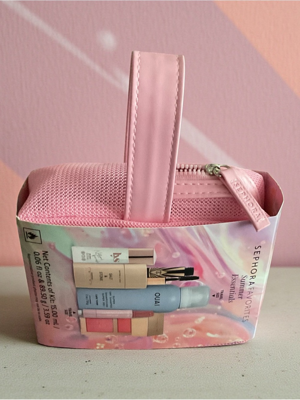 Sephora Favorites Summer Essentials w/ Pink Travel Makeup Bag - Picture 4 of 4